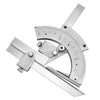 Universal Protractor Angle Gauge, 0~320°Carbon Steel 0.2 Precision Vernier Bevel Angle Finder,Adjustable Angle Measuringgauge Ruler Machinist Tool