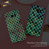 Samsung Galaxy S7 Glowing Colorful Grid Mermaid 3D Girly Cover Case