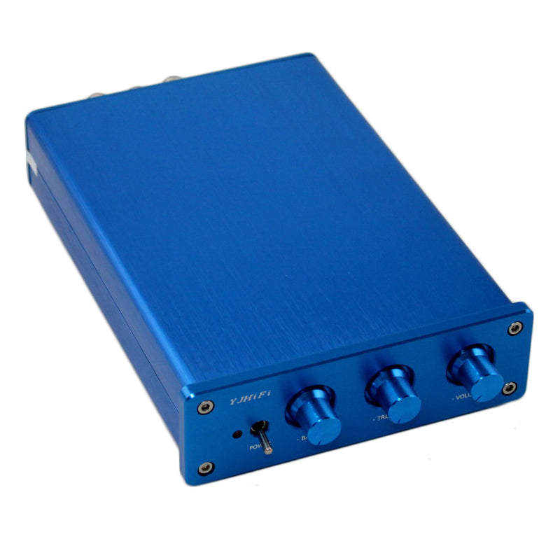 YJHiFi YJ00320 TPA3116 2.1 Bluetooth 4.0 Digital Power Amplifier 2x50W+100W Class D Audio Amp for Home Theater Car Speaker (Blue)