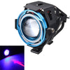 12V 10W IP67 Motorcycle LED Headlights Fog Driving Lamp Spotlight Angle Eyes