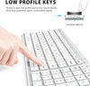 BK10 Bluetooth Keyboard, Multi Device Keyboard Rechargeable Bluetooth 5.1 with Number Pad