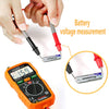 AIDBUCKS PM8233B Entry-Level Digital Multimeter AC/DC Voltage Tester Measure Frequency Resistance Capacitance Diode Continuity - Includes Battery