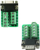 DB9 Breakout Connector RS232 Serial 9 Pin Connector Db9 Terminal (Male x 1, Female x 1)