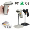 Automatic Barcode Scanner USB Laser Scan Barcode Reader With Stand Handheld POS