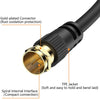 Coaxial Cable RG59 TESmart Digital Audio Video Male F Connector Pin Male to Male Coax Cable for TV, VCR, DVR, Cable Box, Cable Modem