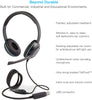 Cyber Acoustics Stereo USB Headset, in-line Controls for Volume & Mic Mute, Noise Cancelling Mic & Adjustable Mic Boom