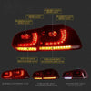 Tail Lights Compatible for 2010-2014 Volkswagen VW Golf 6 MK6 GTI R Rear Lamps Assembly w/Sequential Turn Light (Set of 2) (Smock Tinted)