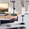 Webcam Stand for DeskFlexible Webcam Tripod Stand with Gooseneck Camera Stand for Logitech Webcam C922 C930e C920S C920 C615 and Other Webcam with 1/4" Thread