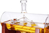 Whiskey Decanter Set, 1250ml Whiskey Decanter with 2 Whiskey Glasses