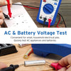 Digital Multimeter, MSR-A600 Electrical Volt Amp Ohm Voltage Tester Auto-Ranging Multimeters voltmeter Ammeter with AC/DC Current Resistance