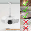 Universal Projector Ceiling Mount Multiple Adjustment Bracket with 25.6 inches Extension Pole