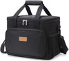 Large Lunch Bag 24-Can (15L) Insulated Lunch Box Soft Cooler Cooling Tote for Adult Men Women