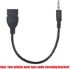 3.5mm (1/8 inch) AUX Audio Plug Male to USB 2.0 Female OTG Adapter Converter Cable
