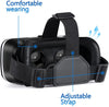 Headset with Remote Controller 3D Glasses Goggles HD Virtual Reality Headset Compatible with iPhone & Android Phone