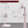 Cell Phone Stand Phone Stand for Desk,Phone Holder Stand Compatible with iPhone and All Mobile Phones Tablet Pink