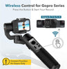 3-Axis Gimbal Stabilizer for GoPro 8 Action Camera Handheld Gimbal Tripod Mount Splash-Proof Wireless Control