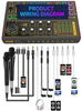 Sound Mixer Board, Live Sound Card Voice Changer with Multiple Sound Effects and LED Light