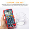 AstroAI Digital Multimeter, TRMS 4000 Counts Volt Meter Manual and Auto Ranging; Measures Voltage Tester, Current, Resistance, Continuity, Frequency; Tests Diodes, Temperature, Red
