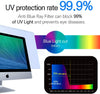 Blue Light Blocking Screen Protector Panel Compatible with iMac 27 inch And 25,26,27 Inch Desktop PC Monitor- Anti-UV Eye Protection Filter