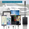 50W/10A 6-Ports USB Car Charger Adapter, Multiple USB Car Charging Station