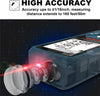 Laser Measure 165ft, DTAPE DT50 Laser Distance Meter 50M, Portable Hand Held Digital Measure Tool Range Finder, Larger Backlit LCD 4 Line Display IP54 Shockproof