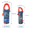 AstroAI Digital Clamp Meter, Multimeter Volt Meter with Auto Ranging; Measures Voltage Tester, AC Current, Resistance, Continuity; Tests Diodes, Red/Black