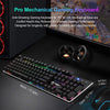 K20 Mechanical Gaming Keyboard, Wired Backlit Keyboard with Red Switches