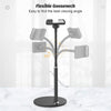 Cell Phone Stand, Adjustable Height & Angle Phone Holder Gooseneck Flexible Arm Universal Phone Stand