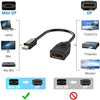Mini DisplayPort to DisplayPort Adapter, 4K Resolution Converter, Black