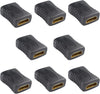 HDMI Female to HDMI Female Coupler Connector Pack 8 Pcs HDMI Extender Adapter Gold Plated F/F High Speed
