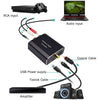 Analog to Digital Audio Converter,Stereo L/R and 3.5Mm to Digital Toslink Coaxial Audio Adapter for HDTV SPDIF
