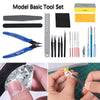 Model Basic Tool Set Model Tools Kit Hobby Building Tools Craft Set for Basic Model Building, Repairing and Fixing