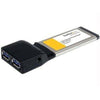 2-Port Expresscard Superspeed USB 3.0 Card Adapter