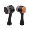 Double-sided Facial Wash Brush Silicone Cleansing Black Head Deep Clean Soft Hair Face Tools
