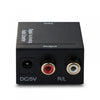 Analog to Digital Audio Converter, RCA Analog to Digital Optical Coaxial Audio Adapter