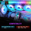 V360 Liquid CPU Cooler, 3X 120Mm Addressable RGB & PWM Fans/Pump, 360Mm Radiator 290W TDP AIO Water Cooler W/Controller Hub for Intel LGA 1700/1200/115X AMD AM5/AM4