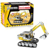 1052PCS Full Alloy Jigsaw Puzzles Excavator Model Building Blocks Toy