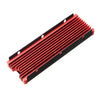 M.2 NVME Aluminum Heatsink NGFF PCI-E 2280 SSD Cooling Fan Fin Cooler W/ Thermal Pad