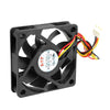 High Speed for DC Brushless Cooling Exhaust Fan 60Mm for DC 12V 0.18A CPU Cooler 60X60X15Mm 3P Connector Sleeve Bearing
