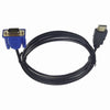 1.8 M HDMI Cable to VGA Adapter Digital 1080P HD with Audio Converter Adapter HDMI VGA Connector Cable