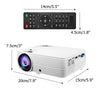 X5 LCD Projector Support 1080p HD Multimedia Home Cinema Smart Home Theater LED Projector HDMI VGA AV SD USB