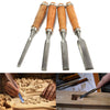 4Pcs 8/12/16/20mm Woodwork Carving Chisels Tool Set For Woodworking Carpenter