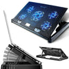 Portable Laptop Cooling Pad with 5 Quiet Led Fans for 11-16 Inch Laptop Cooling Fan Stand