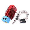 BIGTREETECH® 2-In-1-Out Hotend Dual Color Switching Hotend Bowden Extruder Kit 12V/24V Black/Red with Cooling Fan PTFE Tube