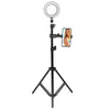 16cm 2700K-5500K Dimmable USB LED Ring Light Universal Phone Holder Adjustable Tripod Stand for Makeup Selfie Video Youtube Blog