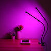Gardening Plant 18W Dual-lamp LED Grow Light Dimmablec Adjustable