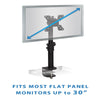 Single Monitor Stand | Fits 24"-34" Monitors | Ultra-Wide Mount
