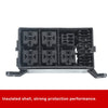 Universal Car Dustproof 6-Way Fuse Block Vehicle Power Distribution Panel Board Fuses Holder Box Accessories Spare Parts