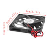 8CM CPU Cooling Fan 2600RPM 8010 DC Brushless Desktop PC Cooler Radiator
