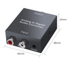 Analog to Digital Audio Converter for PS3 Player R/L 2 RCA 3.5Mm AUX to Digital Coaxial Toslink SPDIF